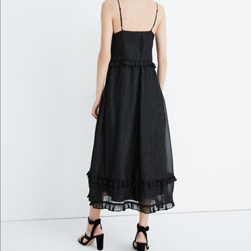 Madewell Shimmer Ruffle Dress